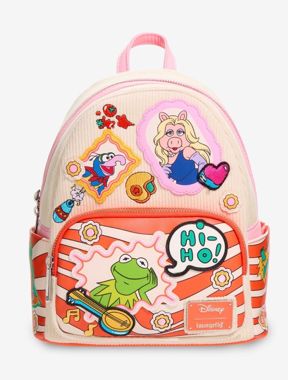 Loungefly The Muppets Character Patches Backpack NWT
